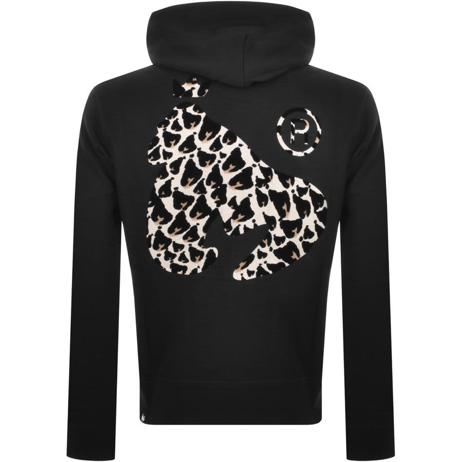 Alternative Image for ProductMoney Cheetah Logo Hoodie Black3