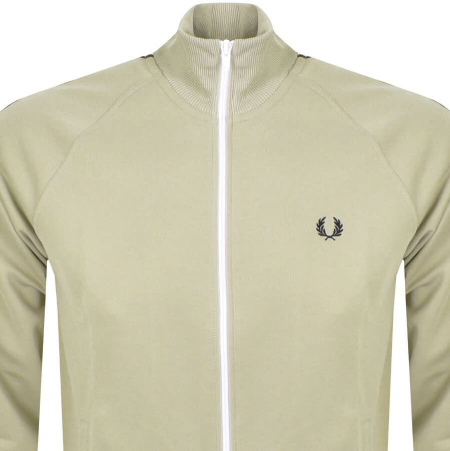 Alternative Image for ProductFred Perry Laurel Taped Track Top Green2