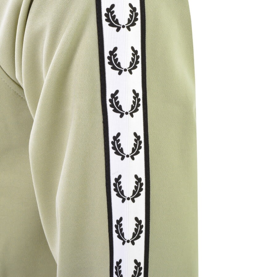 Alternative Image for ProductFred Perry Laurel Taped Track Top Green3