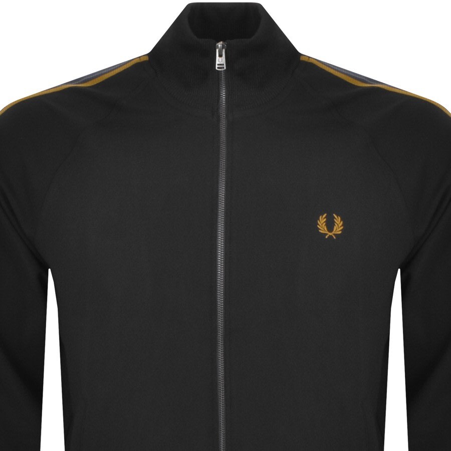 Alternative Image for ProductFred Perry Medal Taped Track Top Black2