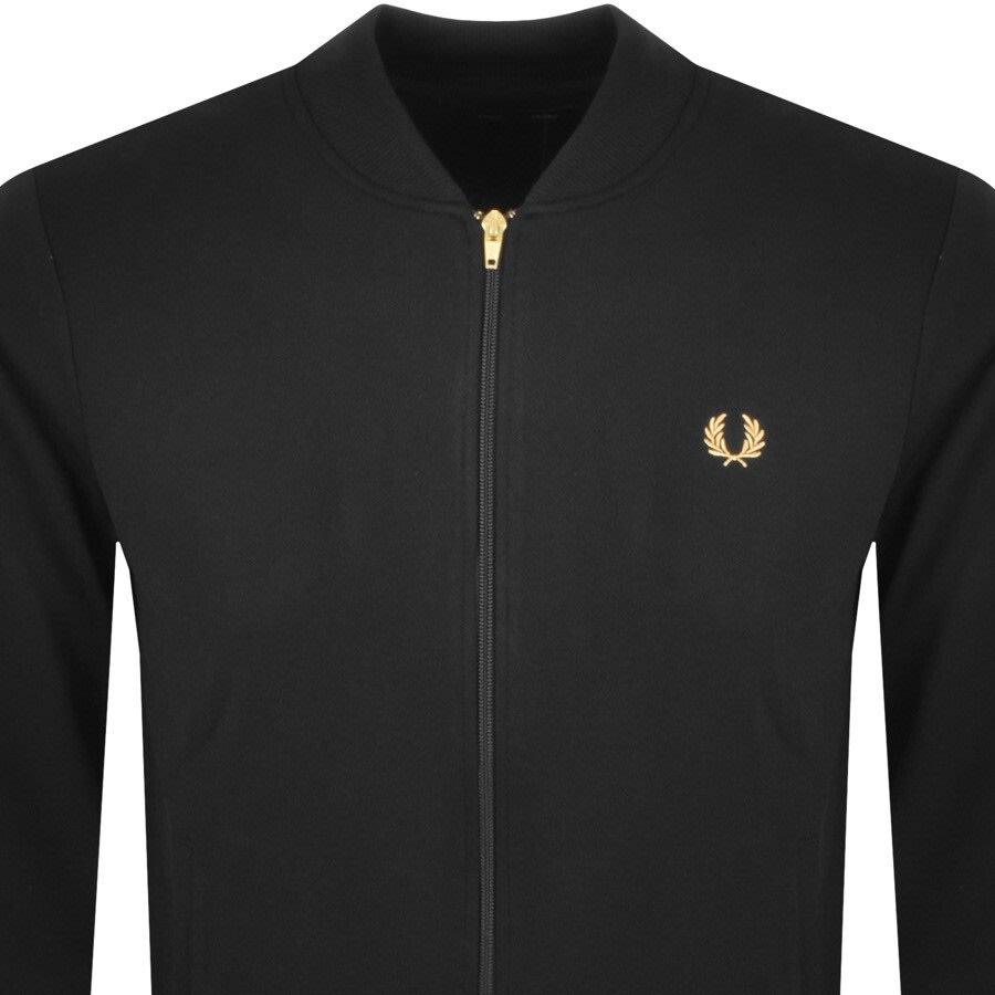 Alternative Image for ProductFred Perry Pique Track Top Black2