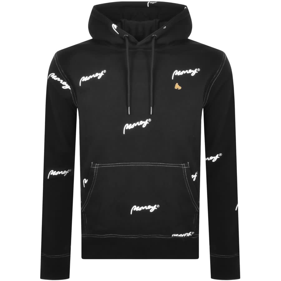 Alternative Image for ProductMoney Embroidery Hoodie Black1