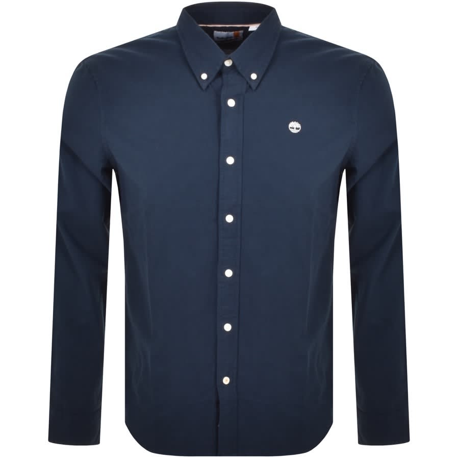 Alternative Image for ProductTimberland Long Sleeve Slim Oxford Shirt Navy1