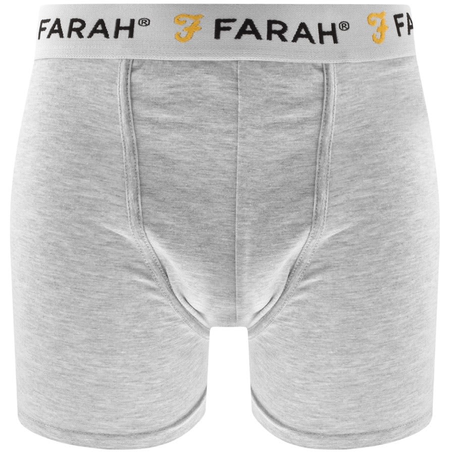 Alternative Image for ProductFarah Vintage Callow 3 Pack Boxer Shorts White3