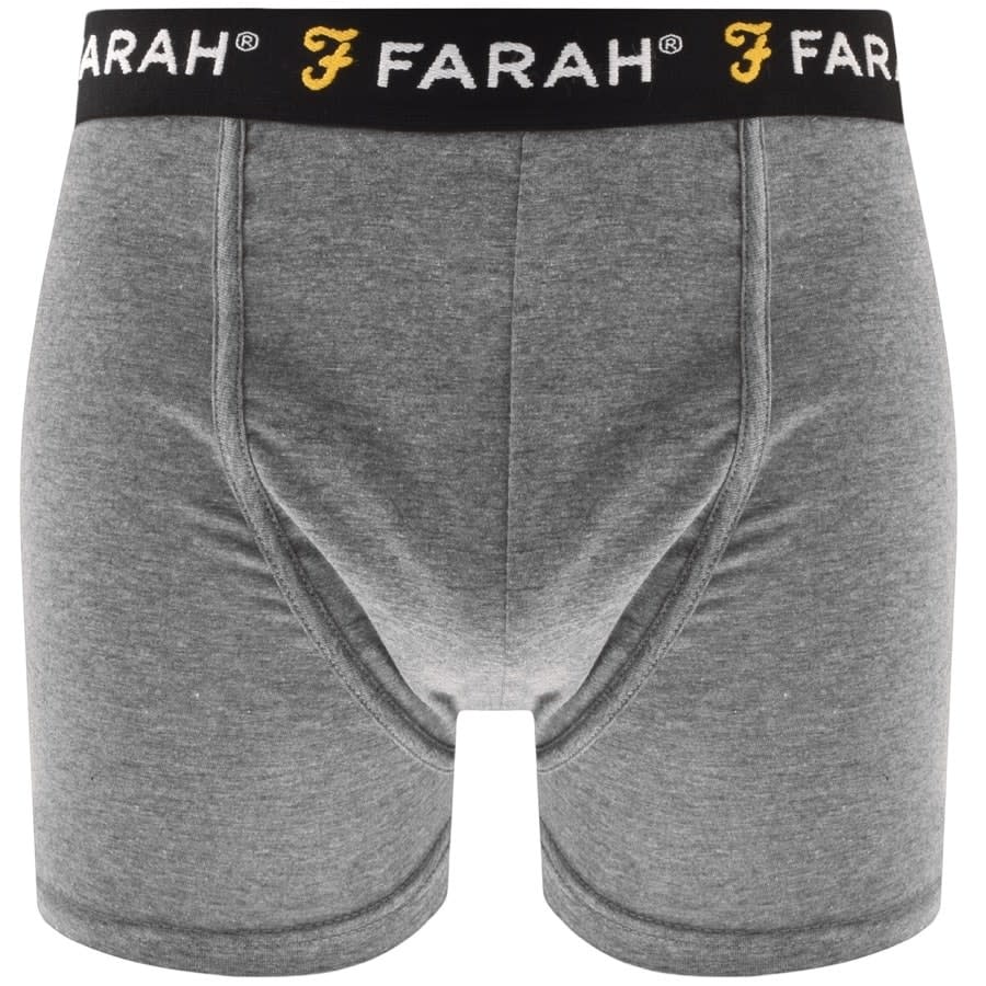 Alternative Image for ProductFarah Vintage Valli 3 Pack Boxer Shorts Black2
