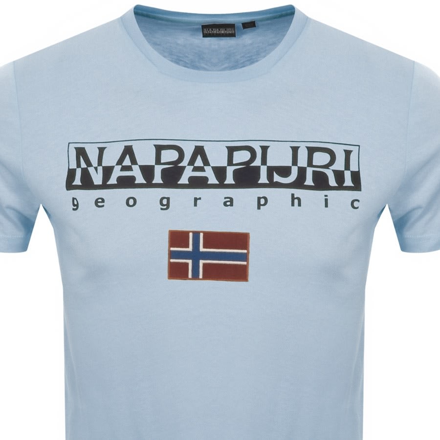 Alternative Image for ProductNapapijri S Ayas Logo T Shirt Blue2