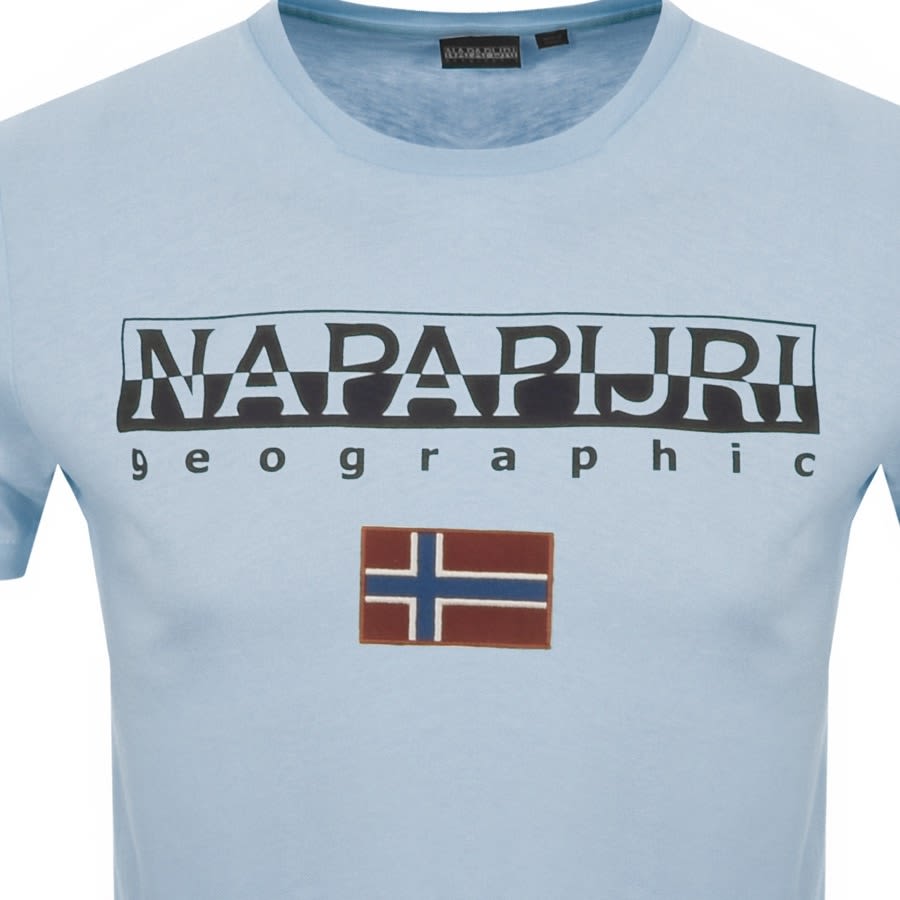 Alternative Image for ProductNapapijri S Ayas Logo T Shirt Blue3