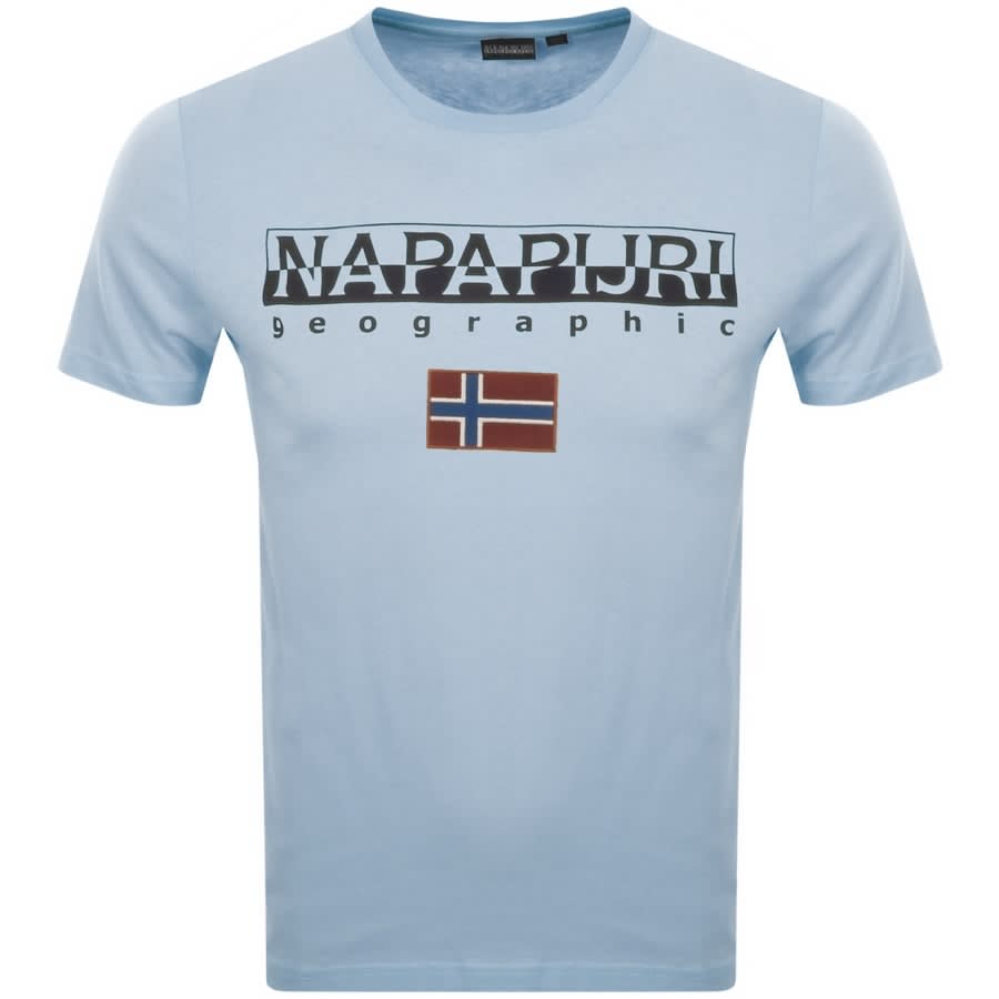 Alternative Image for ProductNapapijri S Ayas Logo T Shirt Blue1