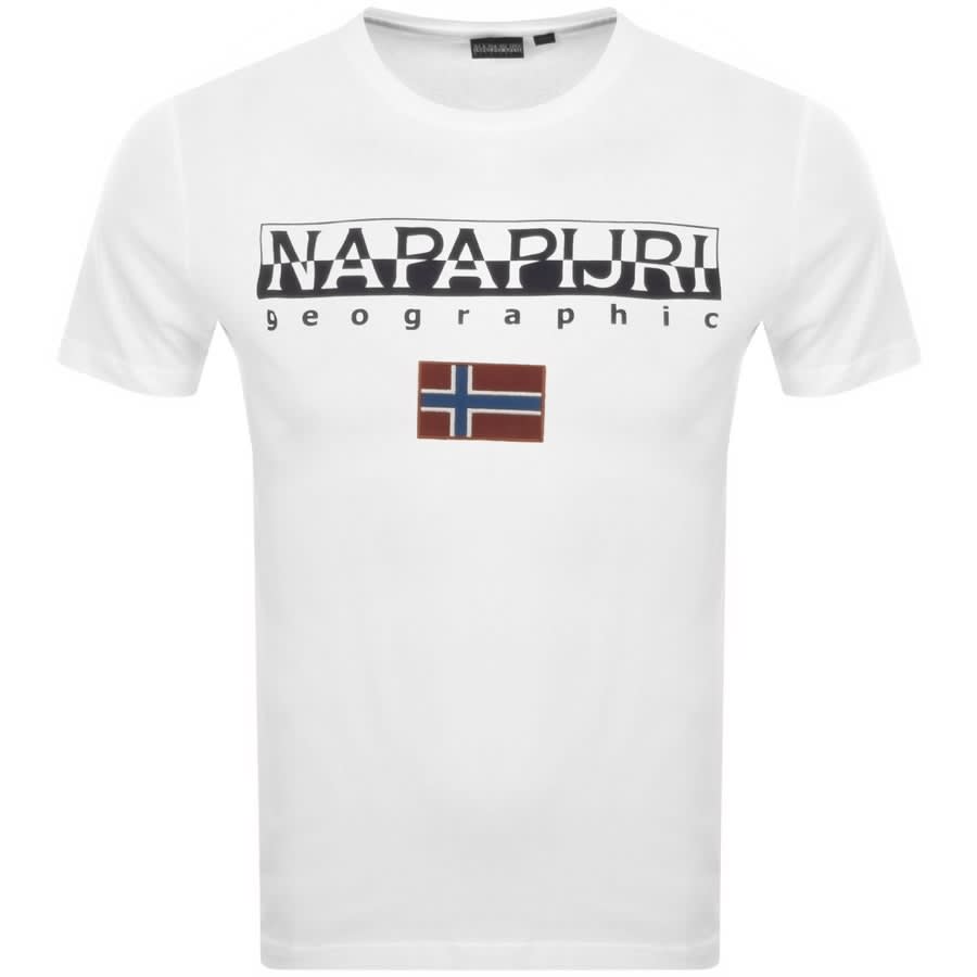 Alternative Image for ProductNapapijri S Ayas Logo T Shirt White1