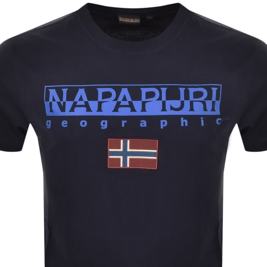Alternative Image for ProductNapapijri S Ayas Logo T Shirt Navy2