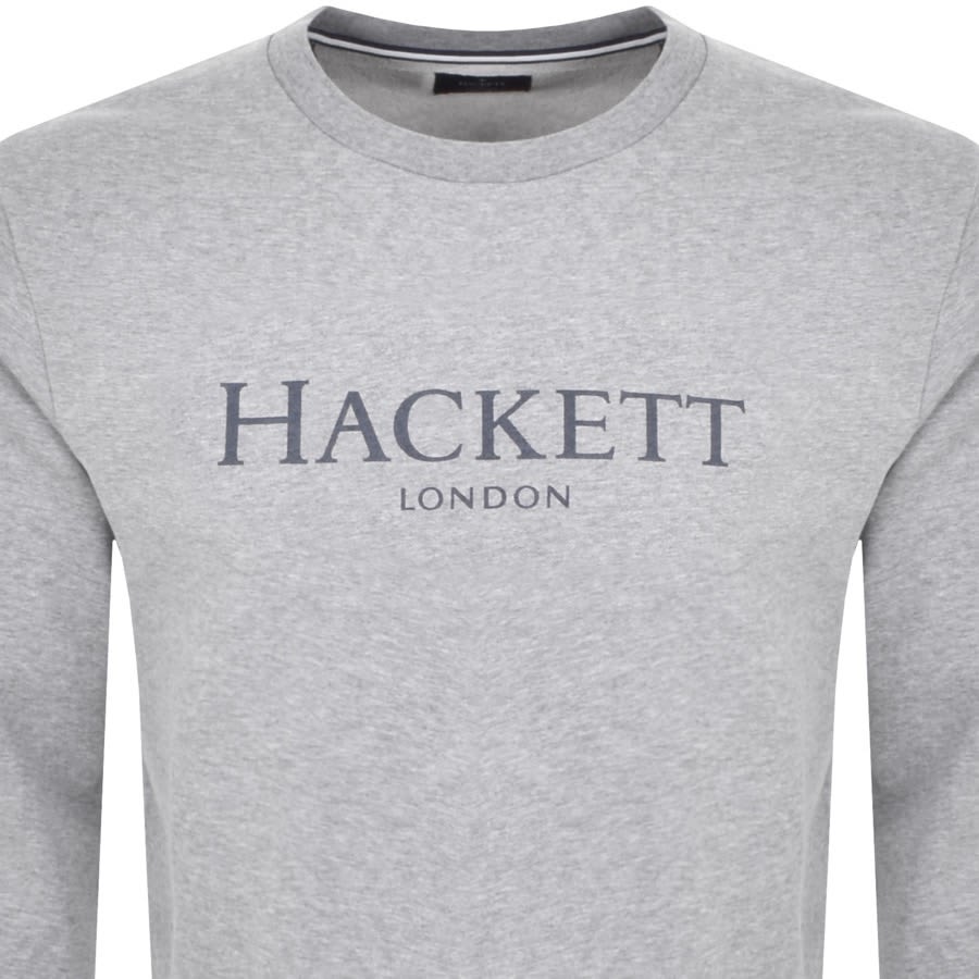 Alternative Image for ProductHackett Crew Neck Sweatshirt Grey2