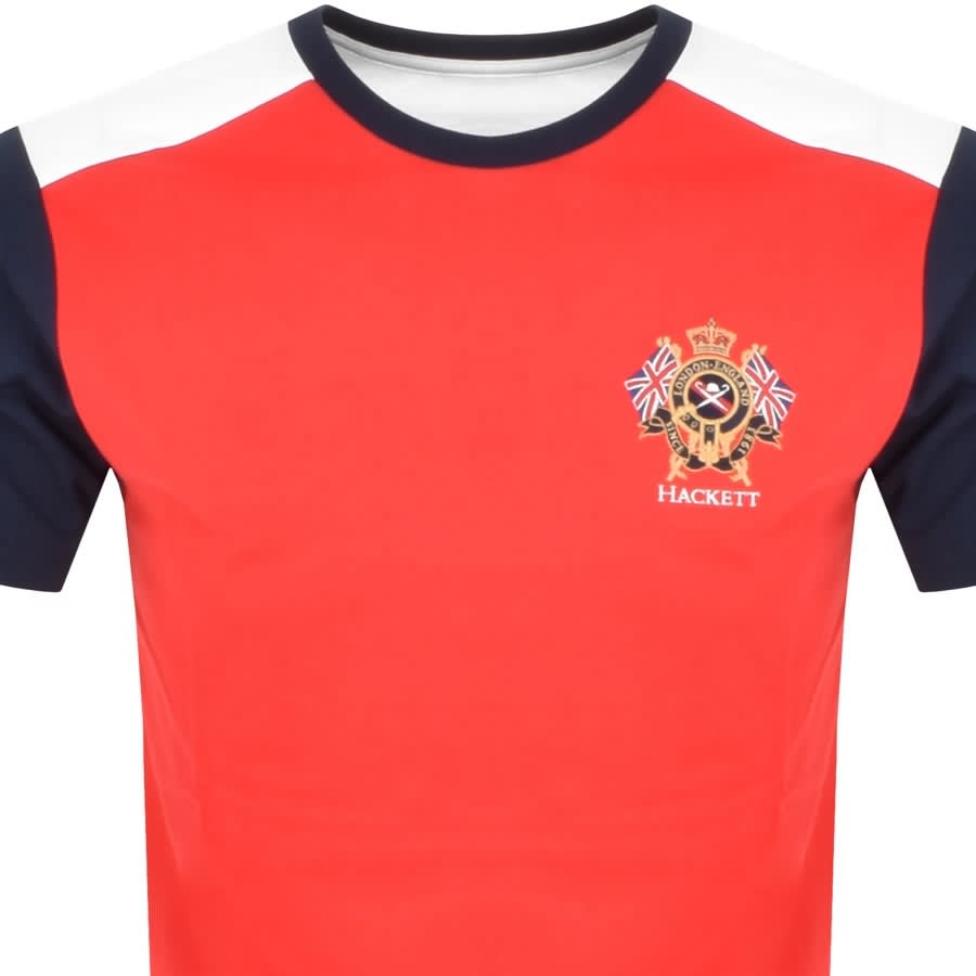 Alternative Image for ProductHackett Crest Logo T Shirt Red2