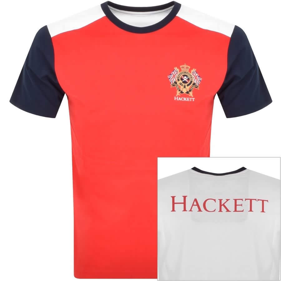 Alternative Image for ProductHackett Crest Logo T Shirt Red1