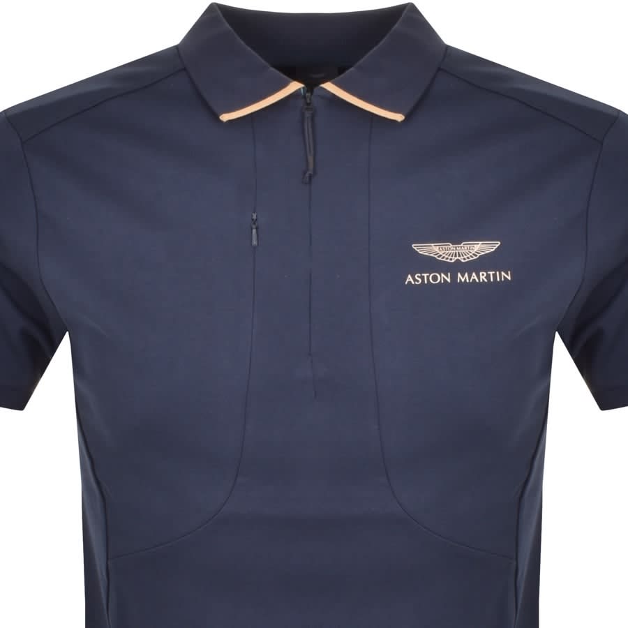 Alternative Image for ProductHackett Logo Polo T Shirt Navy2