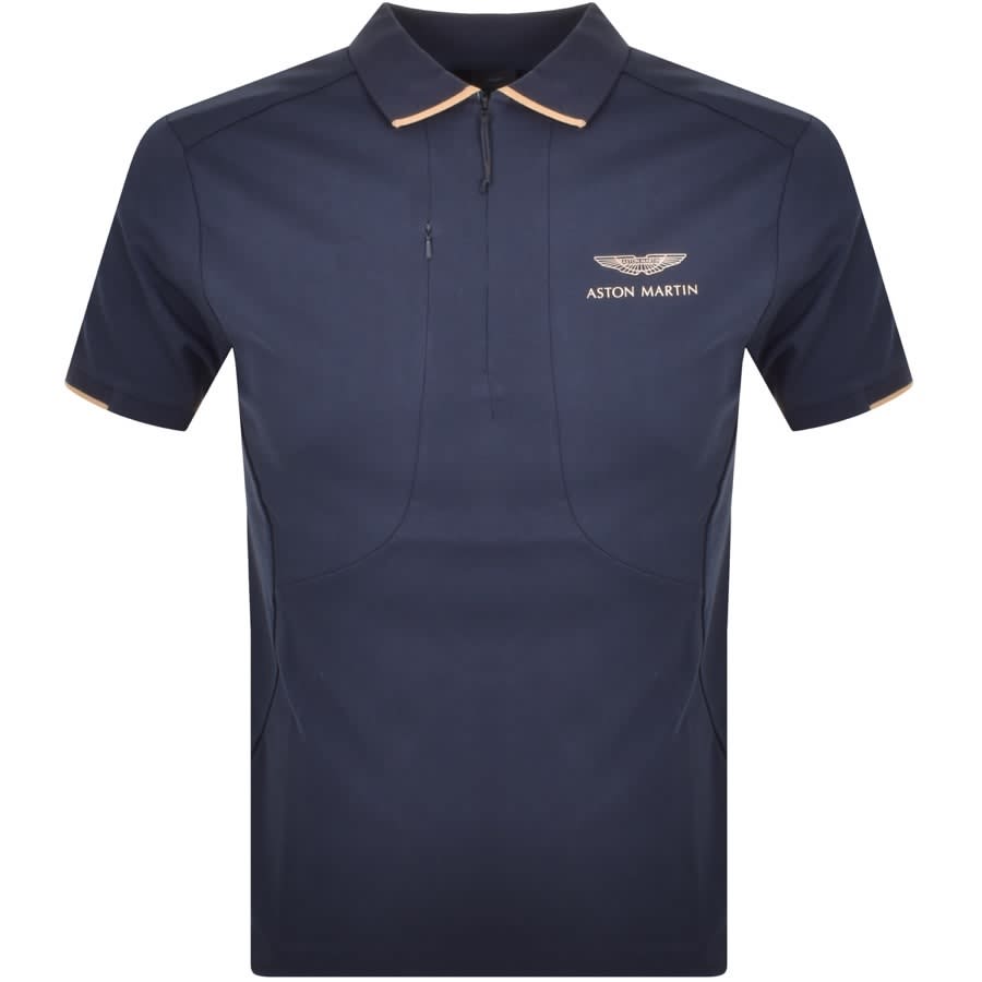 Alternative Image for ProductHackett Logo Polo T Shirt Navy1
