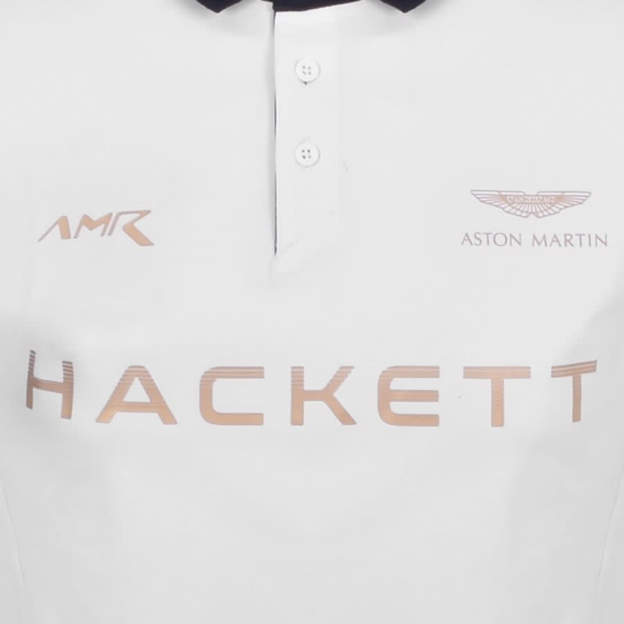 Alternative Image for ProductHackett Logo Polo T Shirt White3