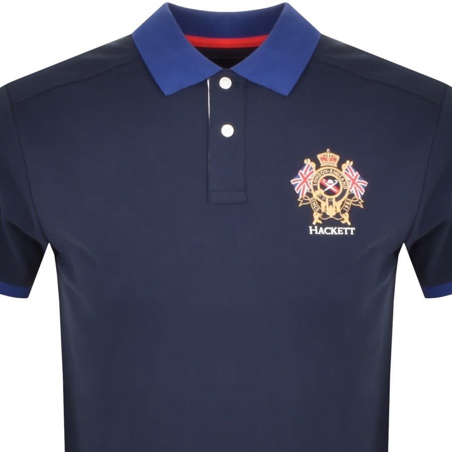 Alternative Image for ProductHackett Logo Polo T Shirt Navy2