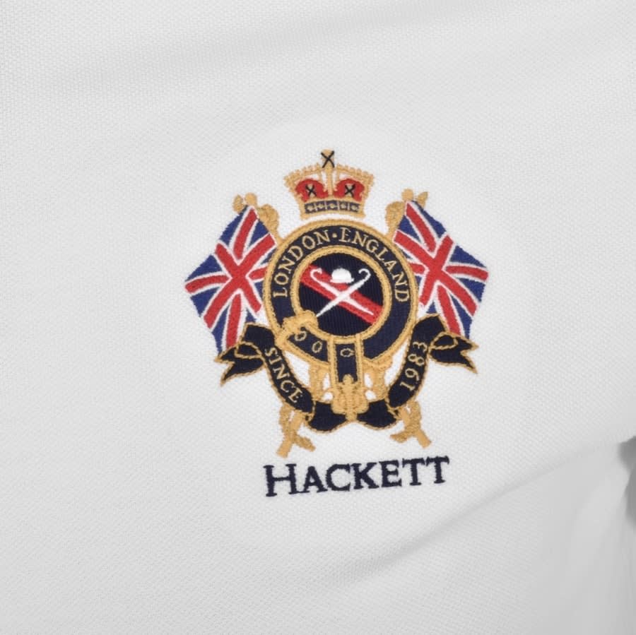 Alternative Image for ProductHackett Logo Polo T Shirt White3