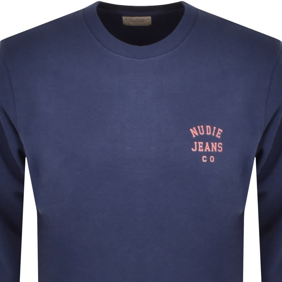 Alternative Image for ProductNudie Jeans Frasse Sweatshirt Navy2
