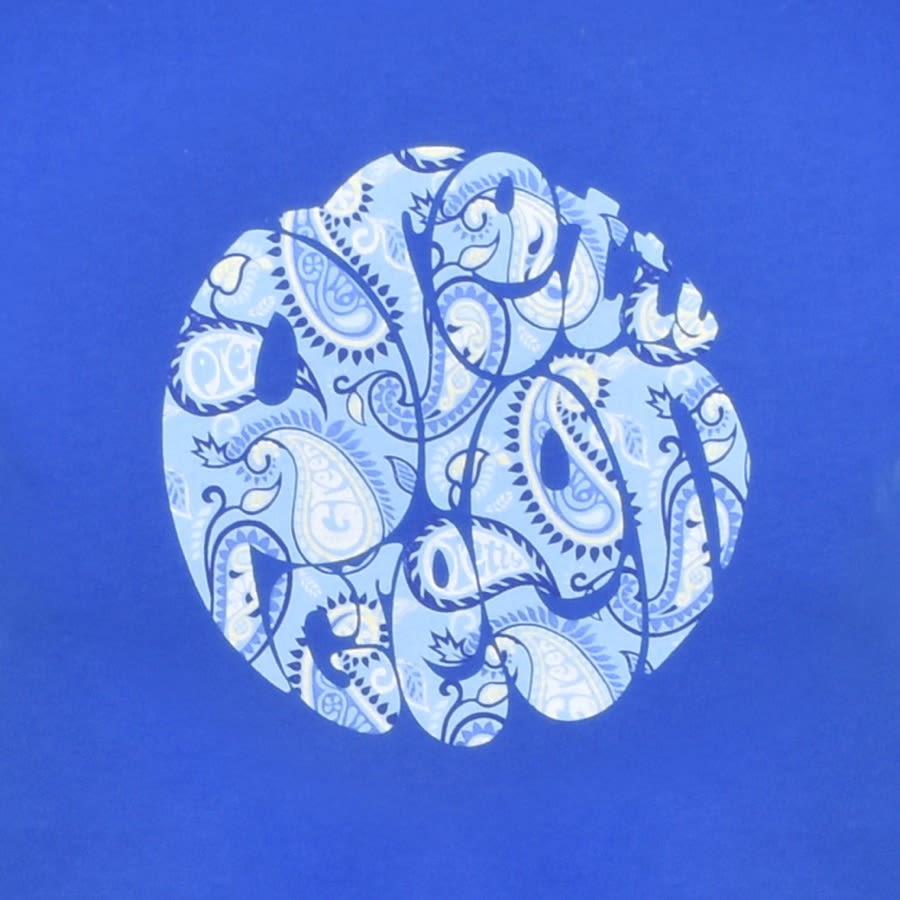 Alternative Image for ProductPretty Green Blake Paisley Logo T Shirt Blue3