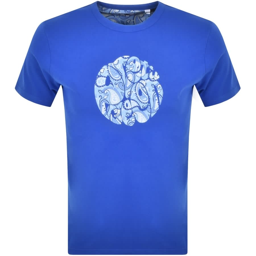 Alternative Image for ProductPretty Green Blake Paisley Logo T Shirt Blue1
