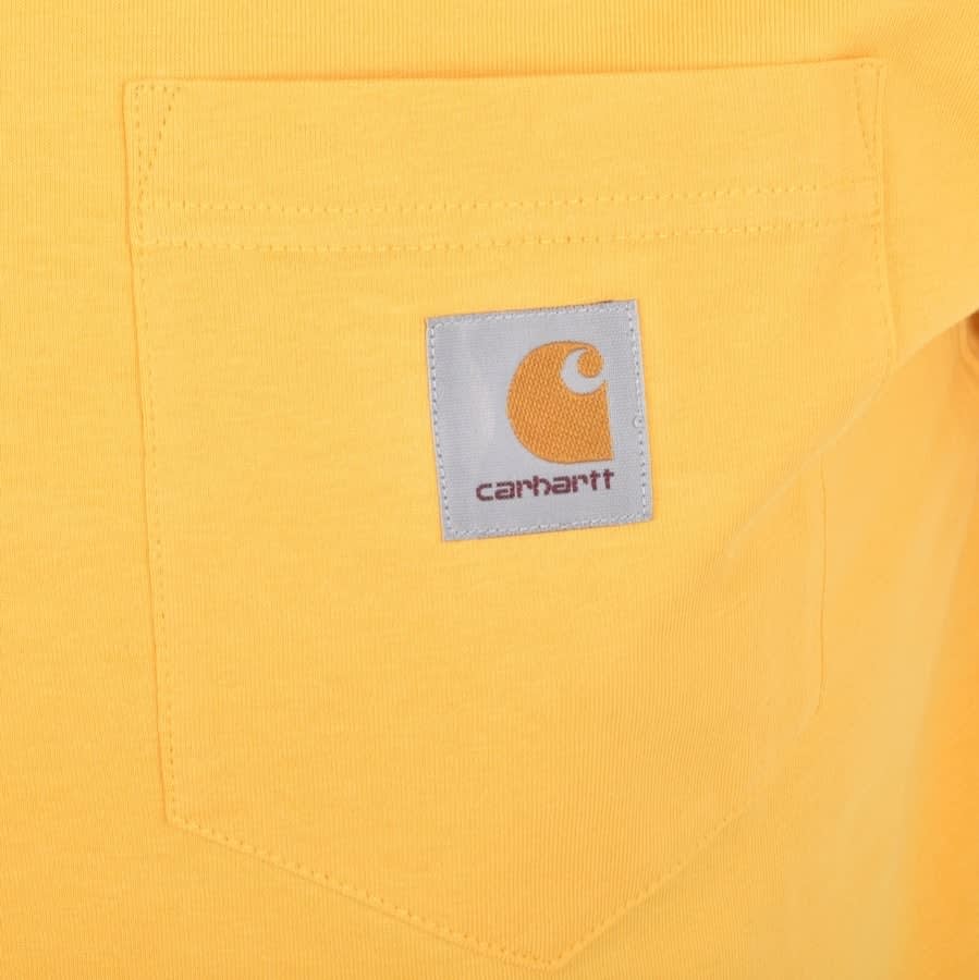 Alternative Image for ProductCarhartt WIP Pocket T Shirt Yellow3