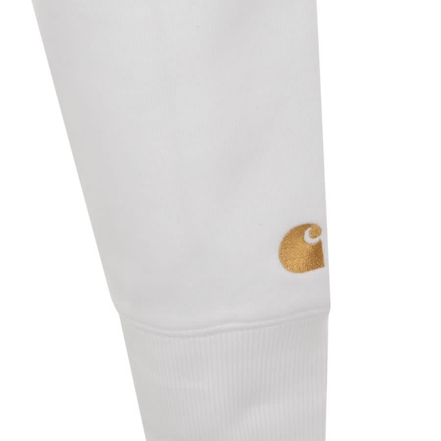Alternative Image for ProductCarhartt WIP Logo Hoodie White3