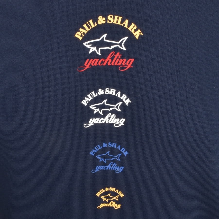 Alternative Image for ProductPaul And Shark Logo Hoodie Navy3