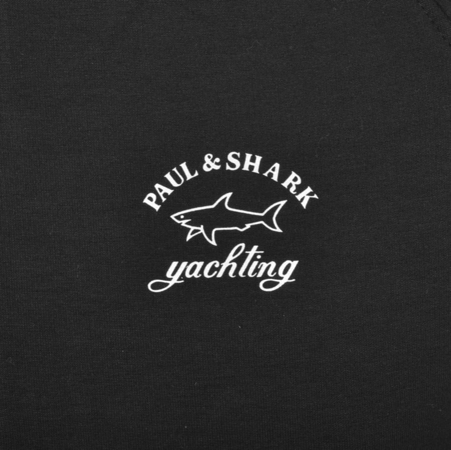 Alternative Image for ProductPaul And Shark Half Zip Hoodie Black3