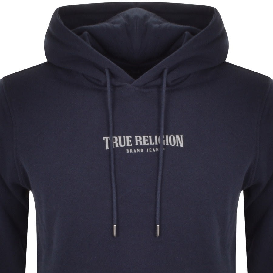 Alternative Image for ProductTrue Religion Arch Logo Hoodie Navy2