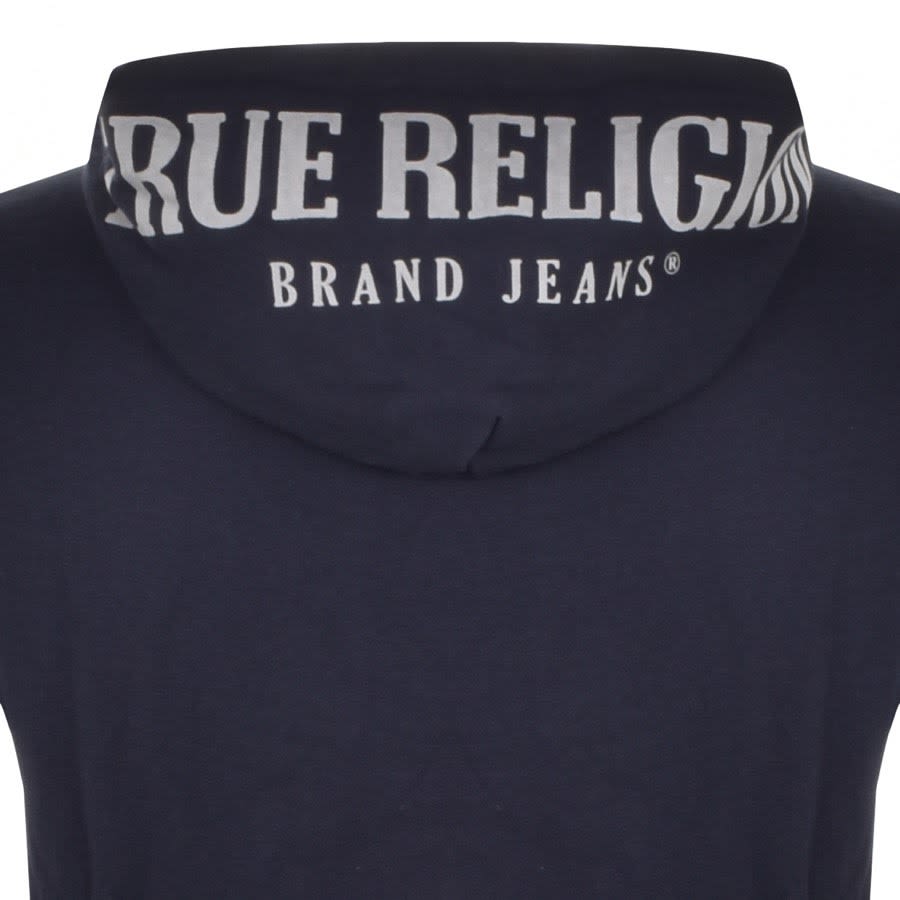 Alternative Image for ProductTrue Religion Arch Logo Hoodie Navy3