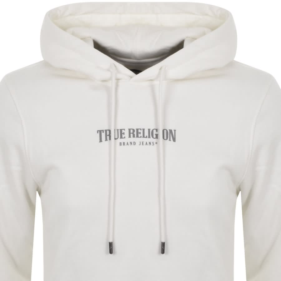 Alternative Image for ProductTrue Religion Arch Logo Hoodie Cream2