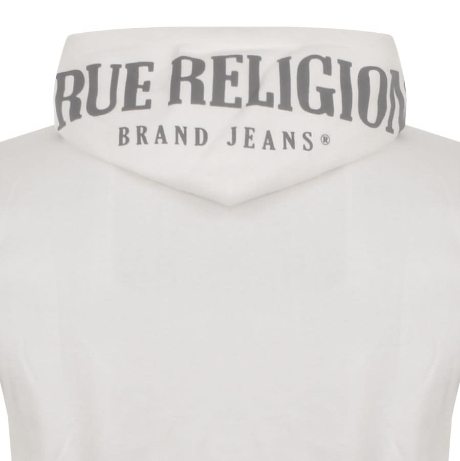 Alternative Image for ProductTrue Religion Arch Logo Hoodie Cream3