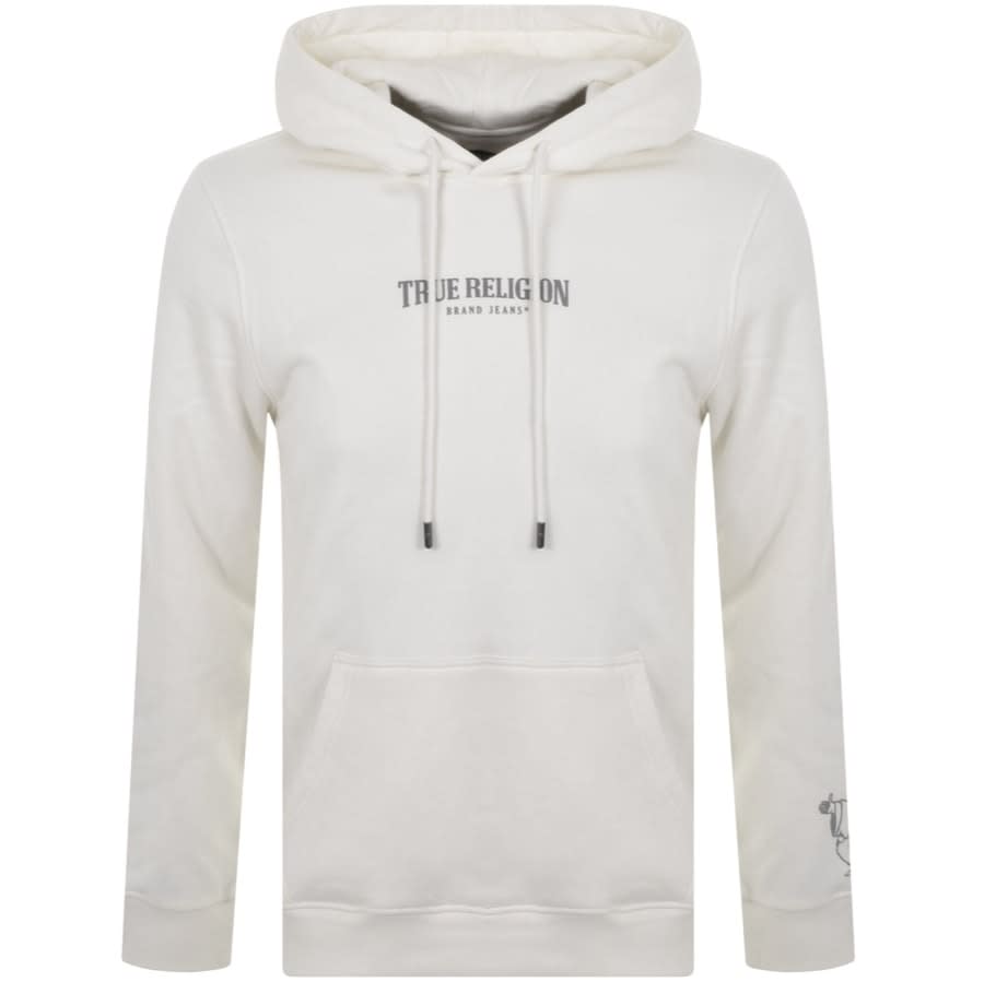 Alternative Image for ProductTrue Religion Arch Logo Hoodie Cream1