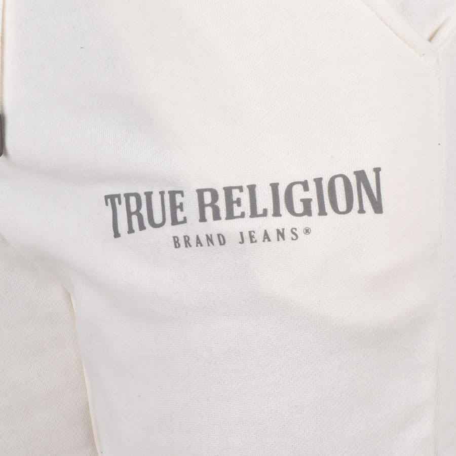 Alternative Image for ProductTrue Religion Arch Logo Jogging Bottoms Cream3