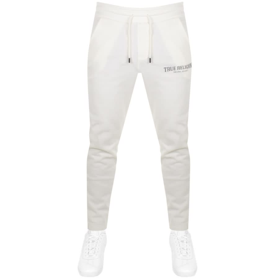 Alternative Image for ProductTrue Religion Arch Logo Jogging Bottoms Cream1