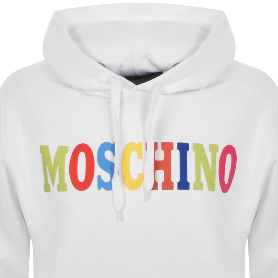 Alternative Image for ProductMoschino Logo Hoodie White2