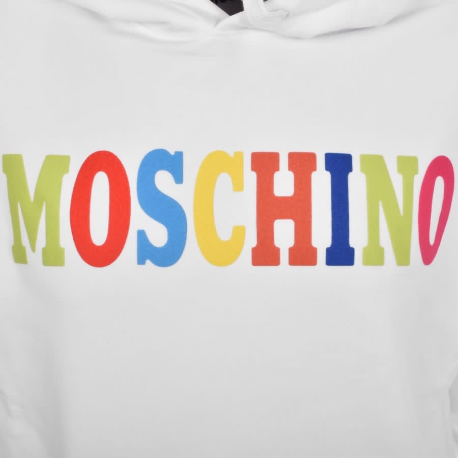 Alternative Image for ProductMoschino Logo Hoodie White3