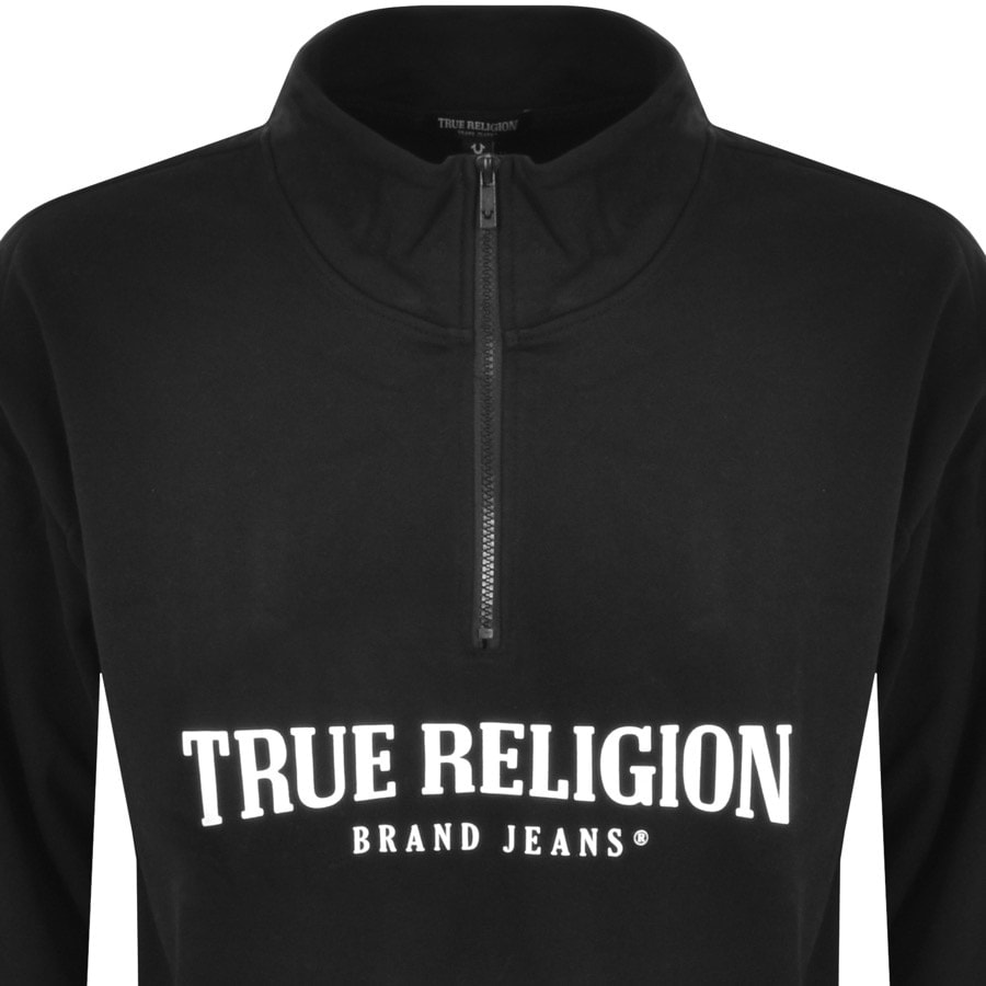 Alternative Image for ProductTrue Religion Relaxed Sweatshirt Black2