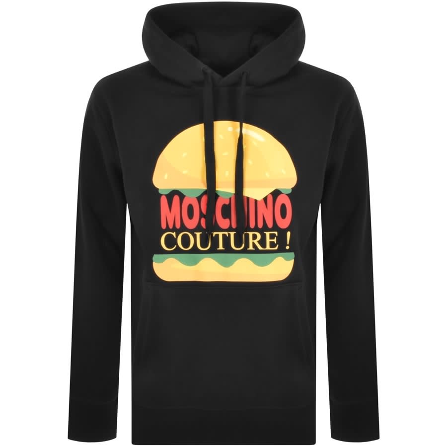 Alternative Image for ProductMoschino Logo Hoodie Black1