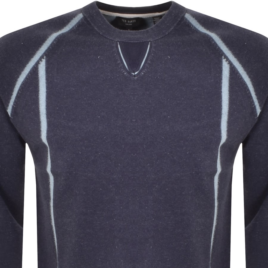 Alternative Image for ProductTed Baker Crew Neck Knit Jumper Navy2