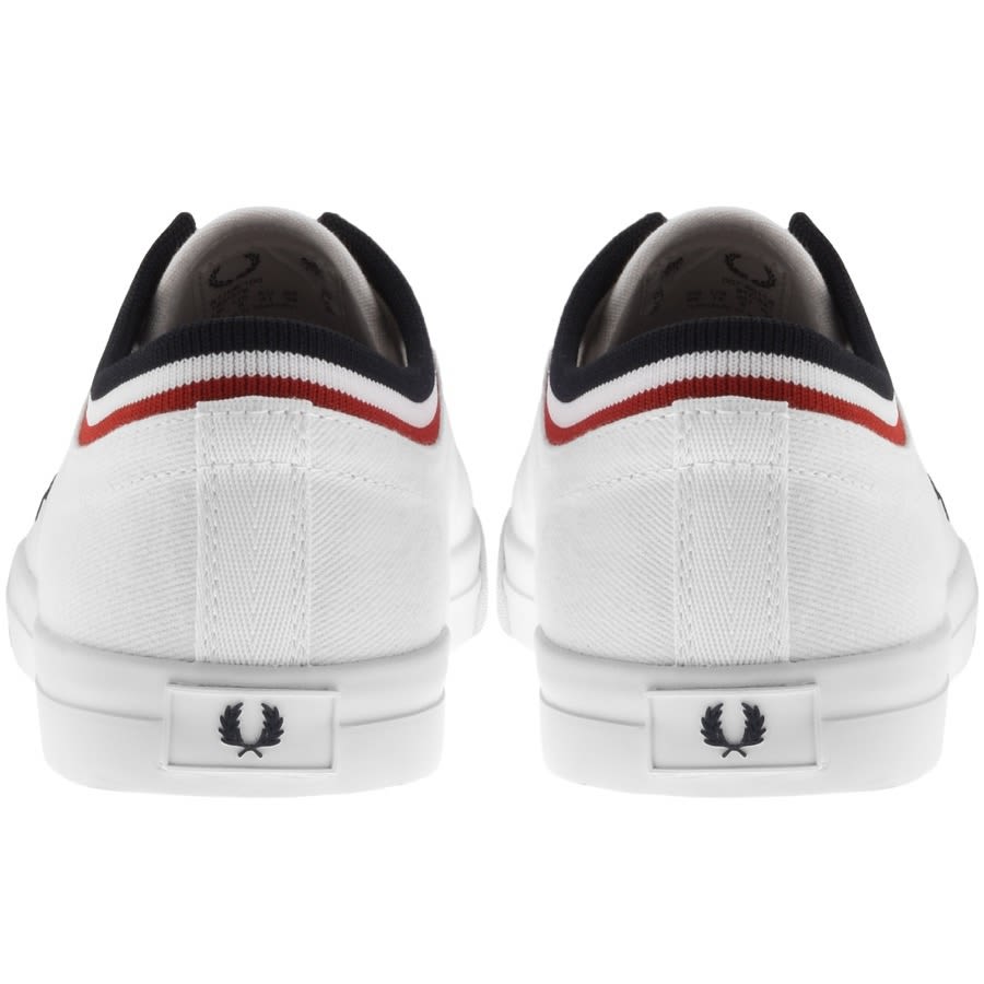 Alternative Image for ProductFred Perry Underspin Tipped Cuff Trainers White2