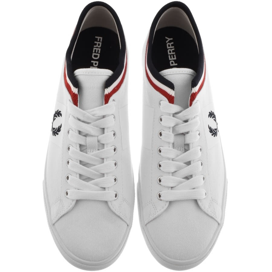 Alternative Image for ProductFred Perry Underspin Tipped Cuff Trainers White3
