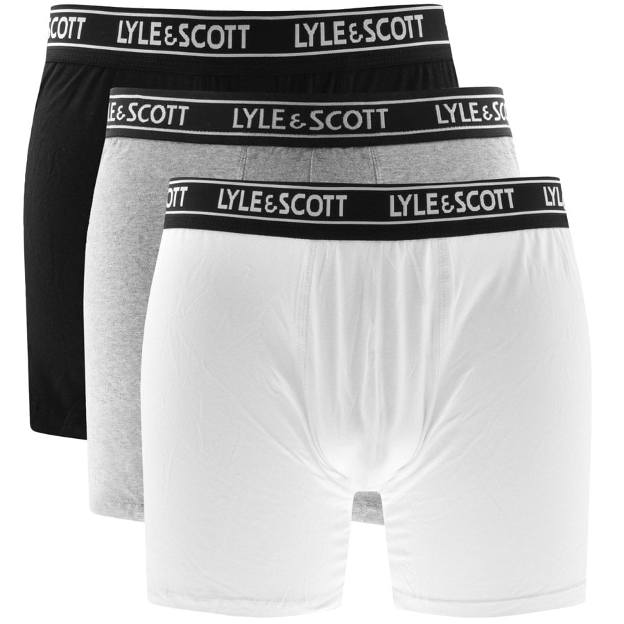 Lyle And Scott Three Pack Boxer Shorts | Mainline Menswear