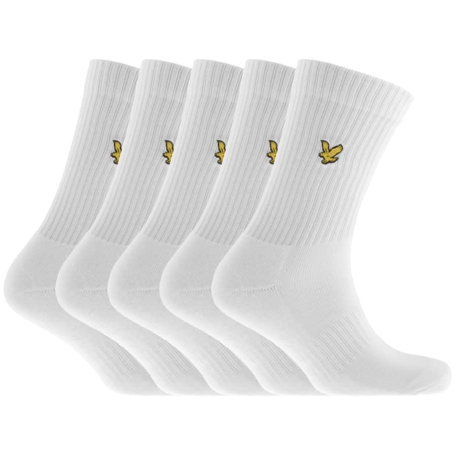Alternative Image for ProductLyle And Scott Five Pack Socks White1