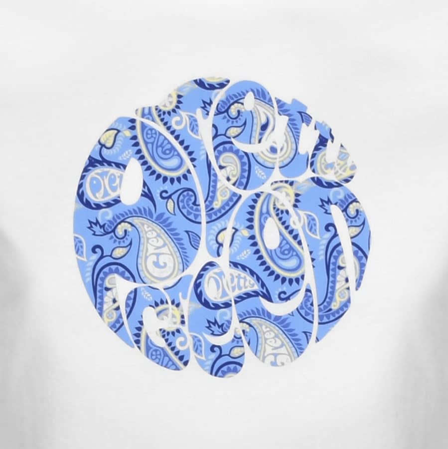 Alternative Image for ProductPretty Green Blake Paisley Logo T Shirt White3