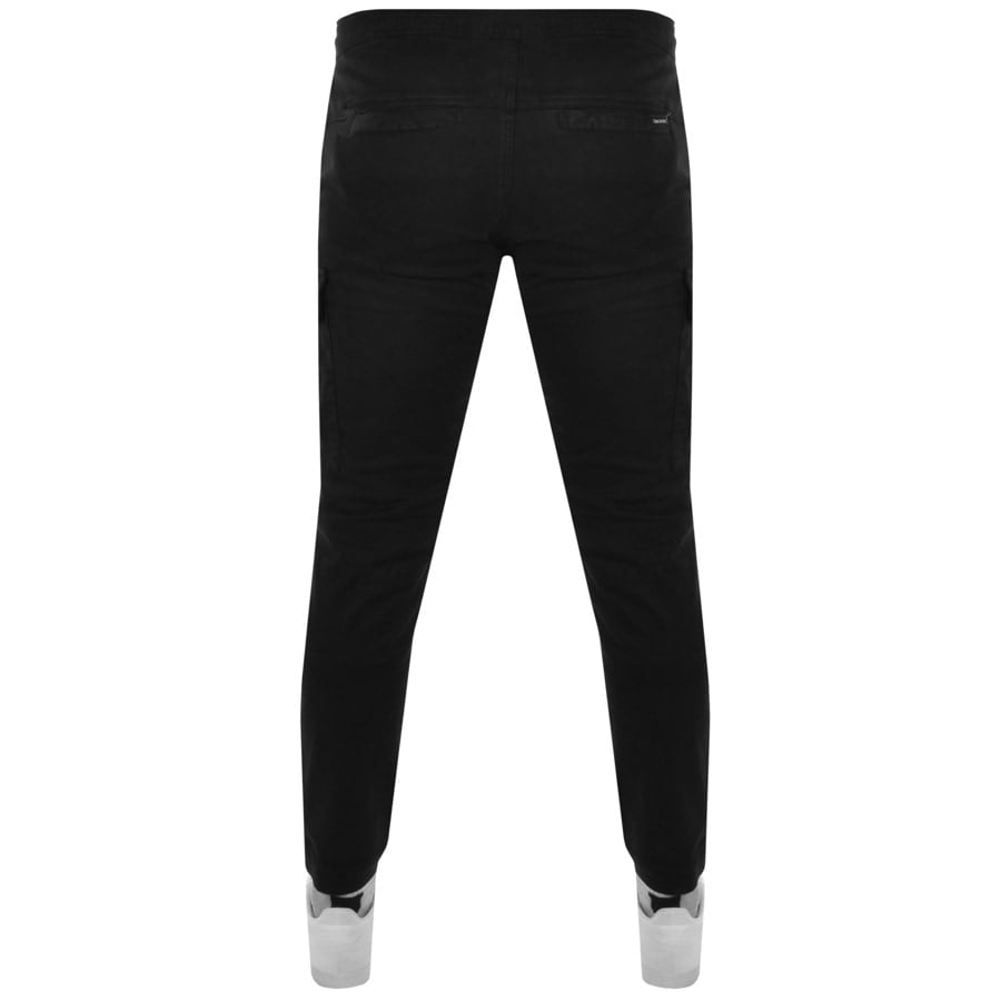 Alternative Image for ProductCalvin Klein Washed Cargo Joggers Black2