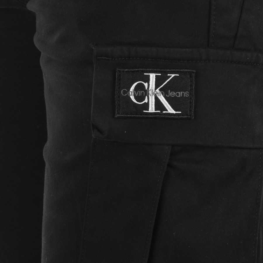 Alternative Image for ProductCalvin Klein Washed Cargo Joggers Black3