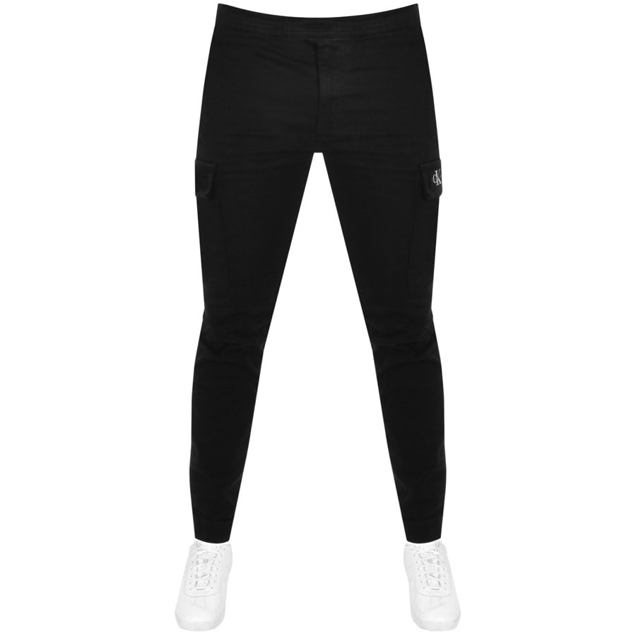 Alternative Image for ProductCalvin Klein Washed Cargo Joggers Black1