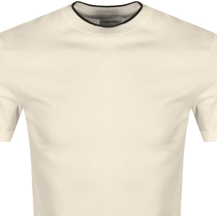 Alternative Image for ProductCalvin Klein Short Sleeve T Shirt Beige2